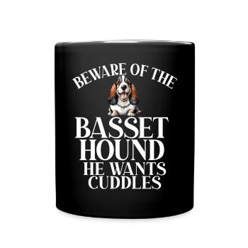 Cadeaux Basset Hound - Mug uni - noir - Devant