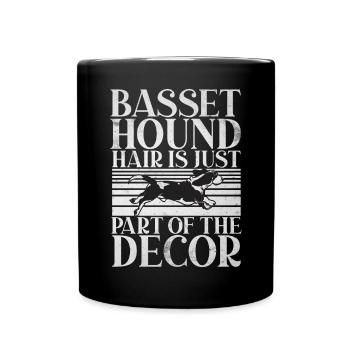 Cadeaux Basset Hound - Mug uni - noir - Devant
