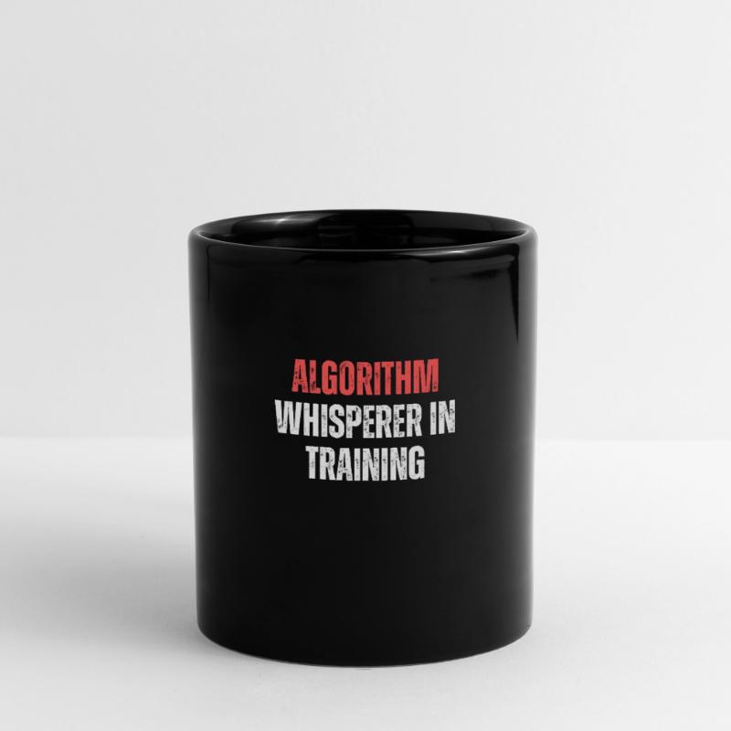 Chuchoteur d’algorithme en formation Drôle de technologie de codage Mug uni