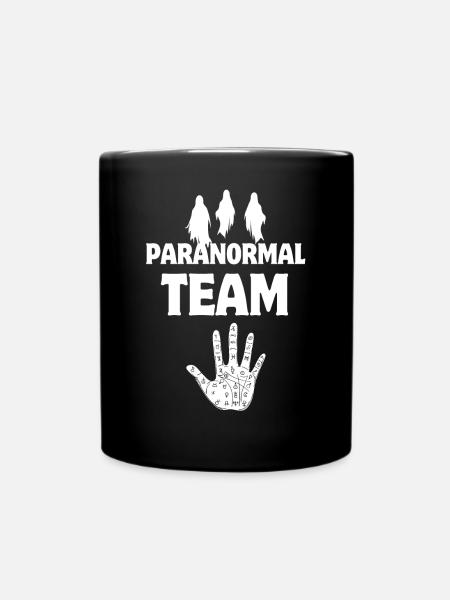Paranormal Team Ghost Hunter Witches Investigation - Full Colour Mug - black
