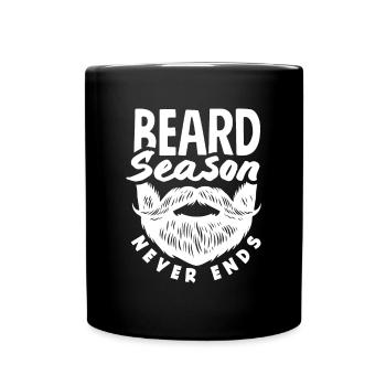 Soins de la barbe Beard Lover Hommes Barbe - Mug uni - noir - Devant