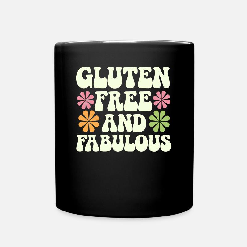 Glutenfrei Und Fabelhaft - Tasse einfarbig - Schwarz
