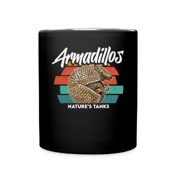 Armadillo - Drôle de dicton - Mug uni - noir - Devant