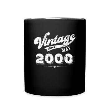 Millésime depuis Mai 2000 Cadeau d’anniversaire - Mug uni - noir - Devant