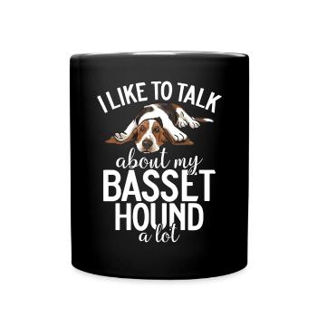 Cadeaux Basset Hound - Mug uni - noir - Devant