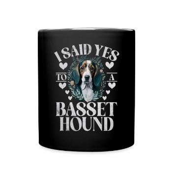 Cadeaux Basset Hound - Mug uni - noir - Devant