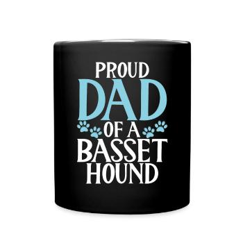 Cadeaux Basset Hound - Mug uni - noir - Devant