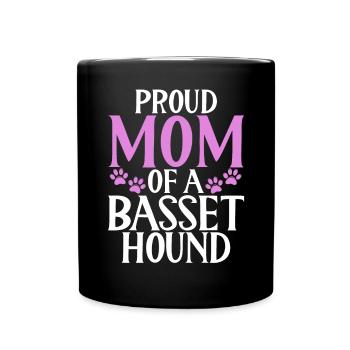 Cadeaux Basset Hound - Mug uni - noir - Devant