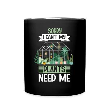 Garden Garden Garden Plants Vegetables - Full Colour Mug - black - Front