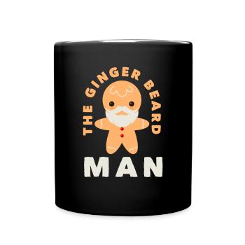 Bartpflege Bart Liebhaber Männer Bart - Tasse einfarbig - Schwarz - Vorne