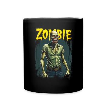 Conception de zombie d’Halloween - Mug uni - noir - Devant