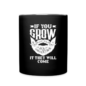 Soins de la barbe Beard Lover Hommes Barbe - Mug uni - noir - Devant