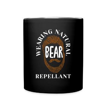 Bartpflege Bart Liebhaber Männer Bart - Tasse einfarbig - Schwarz - Vorne