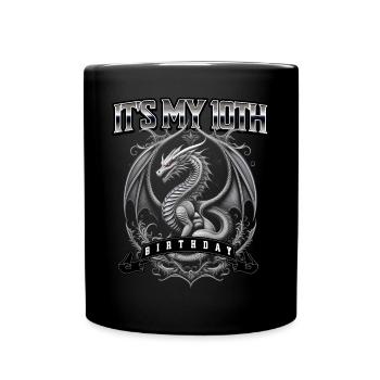 Dragon 10e anniversaire Dragon - Mug uni - noir - Devant