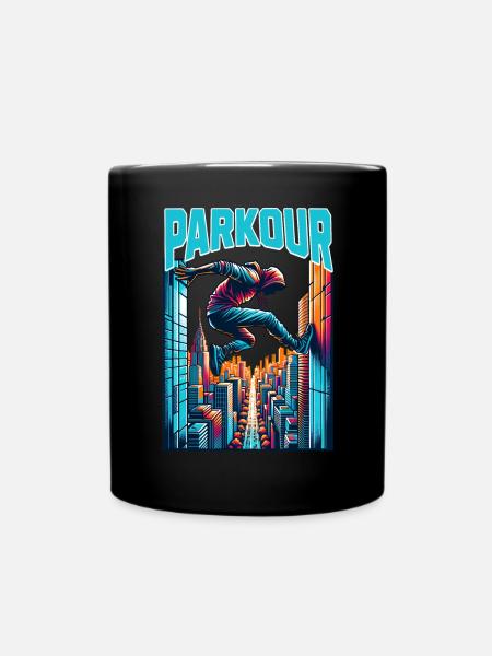 Parkour - Mug uni - noir