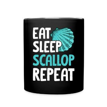 Scallop - Full Colour Mug - black - Front