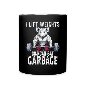 Opossum Haltérophilie Entraînement Gym Cadeau - Mug uni - noir - Devant