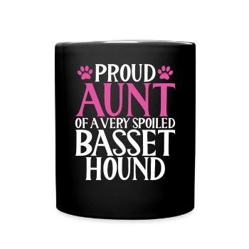 Cadeaux Basset Hound - Mug uni - noir - Devant