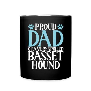 Cadeaux Basset Hound - Mug uni - noir - Devant