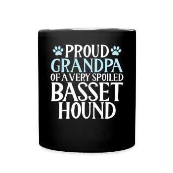 Cadeaux Basset Hound - Mug uni - noir - Devant