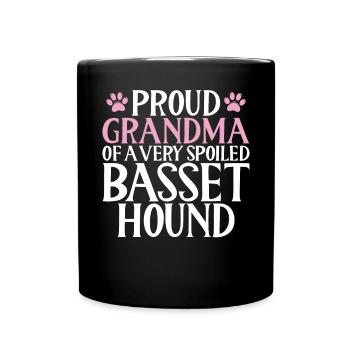 Cadeaux Basset Hound - Mug uni - noir - Devant
