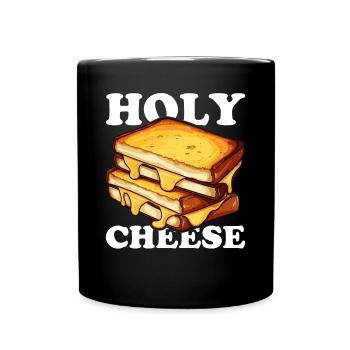 Grilled Cheese Grilled Cheese Foodie Cheese Sandwich - Mug uni - noir - Devant