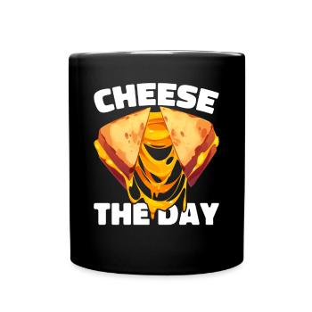 Grilled Cheese Grilled Cheese Foodie Cheese Sandwich - Mug uni - noir - Devant