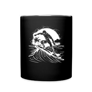 Surfer Graphics - Full Colour Mug - black - Front