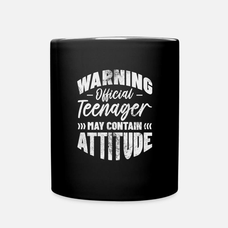 Teenager - Tasse einfarbig - Schwarz