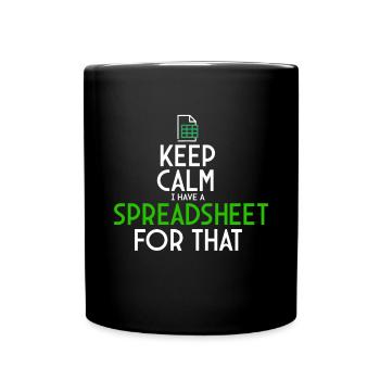 Accounting Secretary of Accountants Accounting - Full Colour Mug - black - Front
