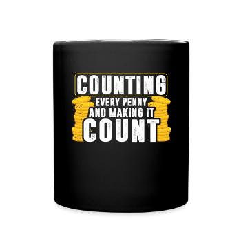 Accounting Secretary of Accountants Accounting - Full Colour Mug - black - Front