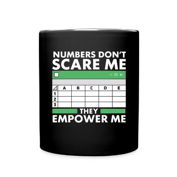 Accounting Secretary of Accountants Accounting - Full Colour Mug - black - Front