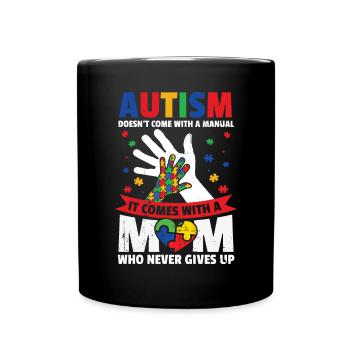 Autisme - Mug uni - noir - Devant