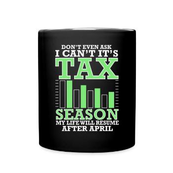 Accounting Secretary of Accountants Accounting - Full Colour Mug - black - Front