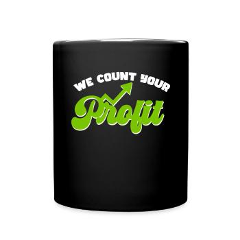 Accounting Secretary of Accountants Accounting - Full Colour Mug - black - Front