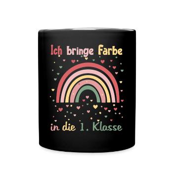 I'm bringing colour to 1st class Regenb - Full Colour Mug - black - Front