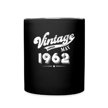 Vintage depuis mai 1962 Cadeau d’anniversaire - Mug uni - noir - Devant