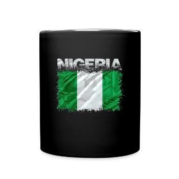 Nigéria - Mug uni - noir - Devant