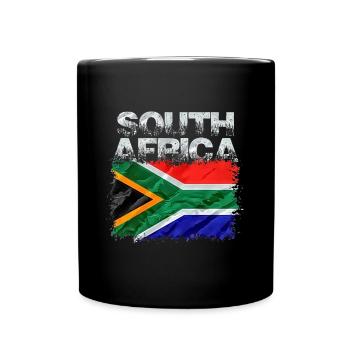 Afrique du Sud - Mug uni - noir - Devant