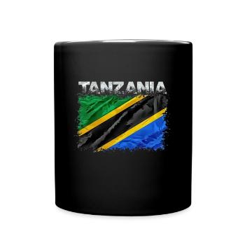 Tanzania - Full Colour Mug - black - Front