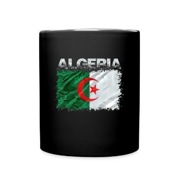 Algerien - Tasse einfarbig - Schwarz - Vorne