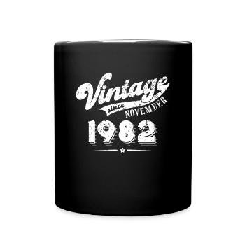Millésime depuis Novembre 1982 Cadeau d’anniversaire - Mug uni - noir - Devant