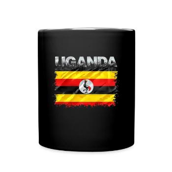 Uganda - Full Colour Mug - black - Front