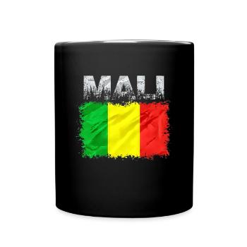 Mali - Mug uni - noir - Devant