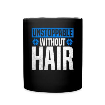 Alopécie areata Awareness Perte de cheveux - Mug uni - noir - Devant