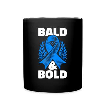 Alopecia Areata Bewusstsein Haarausfall - Tasse einfarbig - Schwarz - Vorne