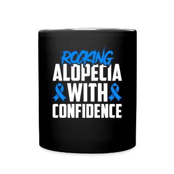 Alopécie areata Awareness Perte de cheveux - Mug uni - noir - Devant