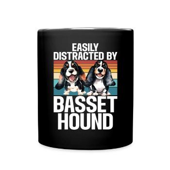 Cadeaux Basset Hound - Mug uni - noir - Devant