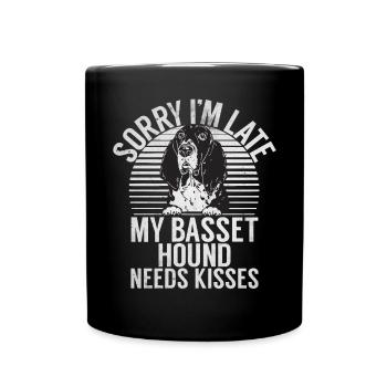 Cadeaux Basset Hound - Mug uni - noir - Devant
