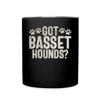 Cadeaux Basset Hound - Mug uni - noir - Devant